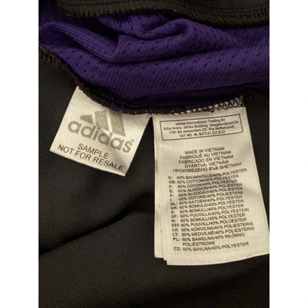 Adidas ClimaCool RSC Anderlecht 1/4 Zip Training Top Black Purple Mens L